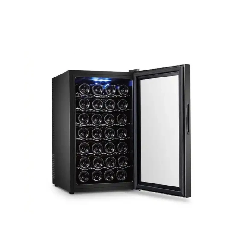 High quality BW-70D1 28 Bottles  Hotel Single Door Mini Fridge Electronic Wine Cooler