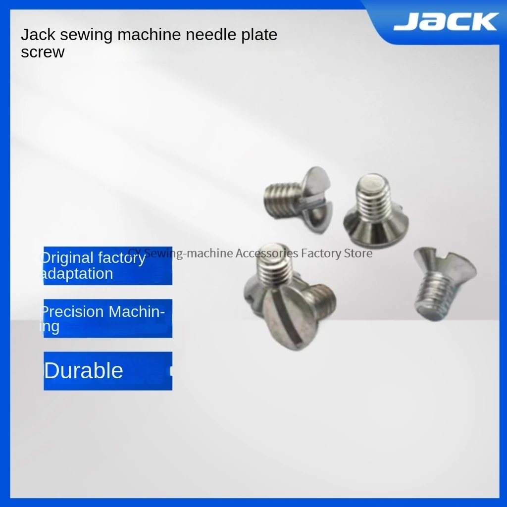 

100 шт. оригинальный винт с игольной пластиной SS- 2110920 -Белый винт TP для Jack 798 E4 C4 Pegasus Ex Hikari 6800, шитье оверлока Bruce