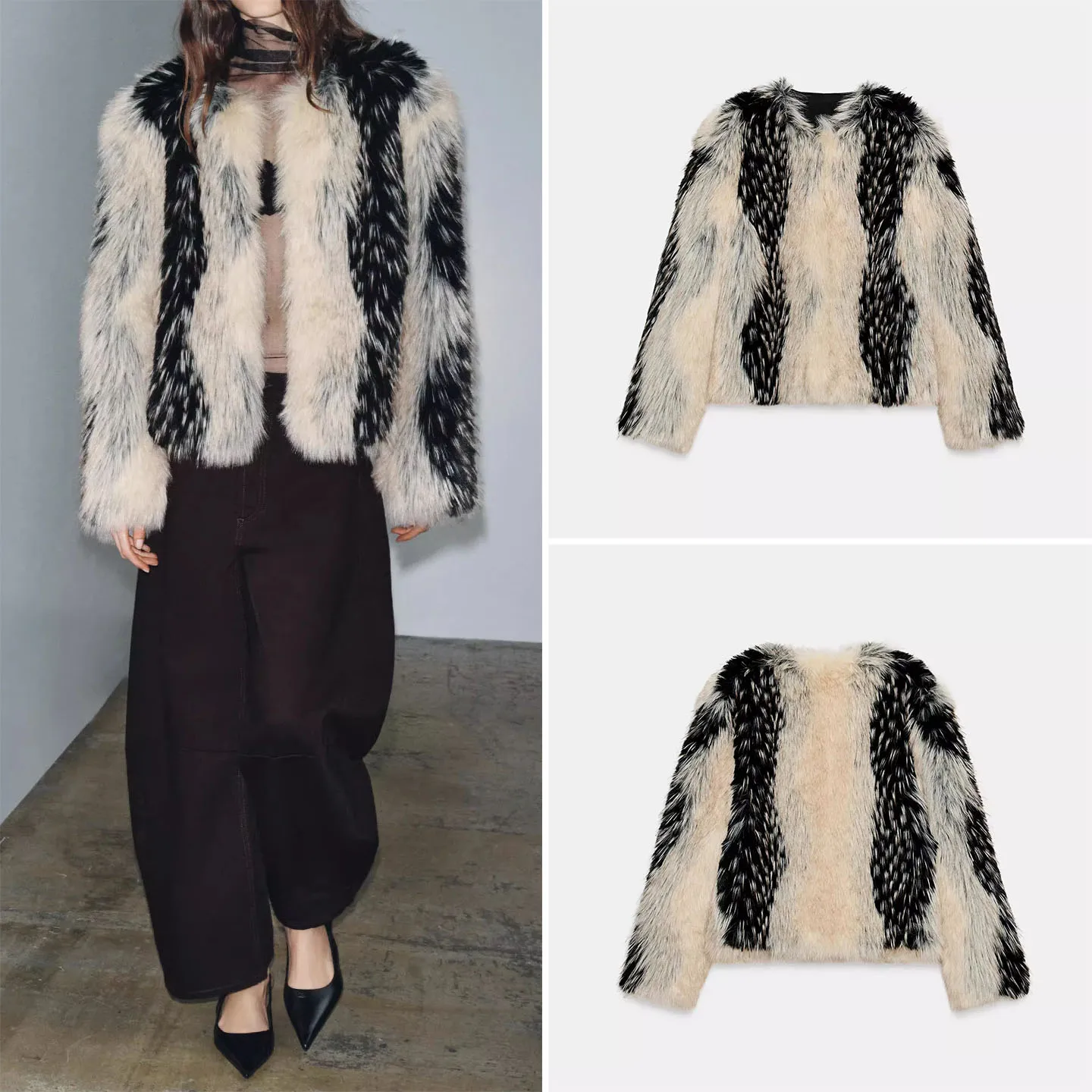 

Women's ort Jaet 2025 Autumn New Sle Color Blo Long Sve Coat Casual Loose Fit Ladies Outerwear Daily Wear