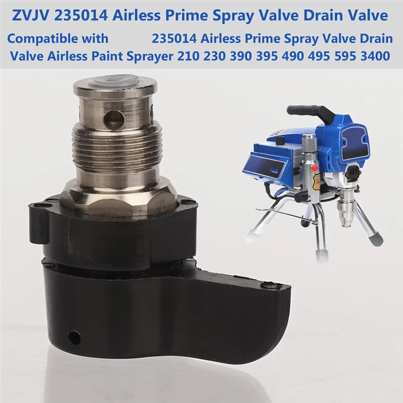 

Classy-235014 Airless Prime Spray Valve Drain Valve For Graco 210 230 390 395 490 495 595 3400 Airless Paint Sprayer