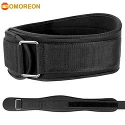 GOMOREON Weightlifting Belt Power Belt Heavy Duty Wide - Strong, Stabilizing Back Support for Deadlifts, Squats Powerlifting