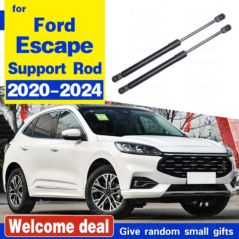 

Для Ford Escape 2020 2021 2022 2023 2024 автомобильный Стайлинг ремонт капота Газовый амортизатор стойки опорный стержень аксессуары