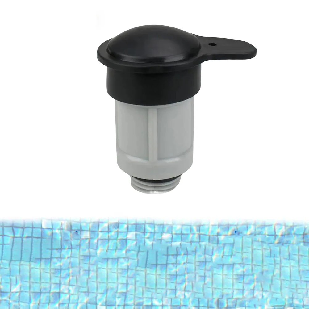 Valve de Jet d'air et couvercle pour entrée de piscine Intex, pièces de rechange 2.4x4.7cm pour la Valve 1.6x4.6cm pour le capuchon