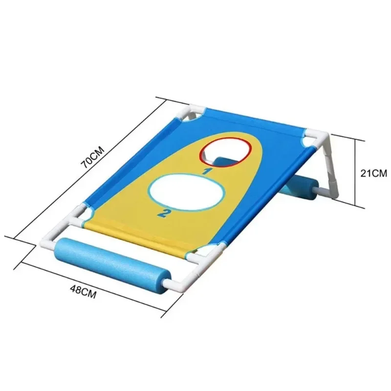 Portable Bean Bag Throwing Game Amphibious Sandbag Board Floating Target Corn Orifice Board Game Set