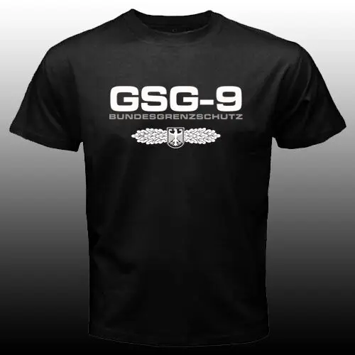 New GSG 9 Germany swat Counter Terrorism Special Operations Unit Men T-shirt Short Casual 100% Cotton