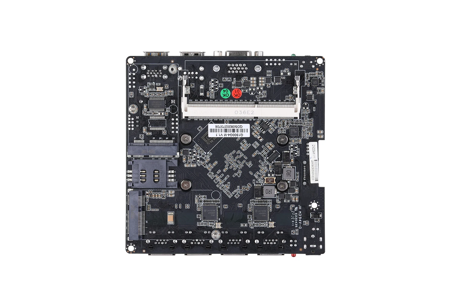 QOTOM MB2J401-0100 Q190G4N اللوحة الأم للكمبيوتر الصغير Celeron J1900 120*120 مللي متر تيار مستمر 12 فولت بدون مروحة 4 x I210 جيجابت LAN WIN7/10/Linx