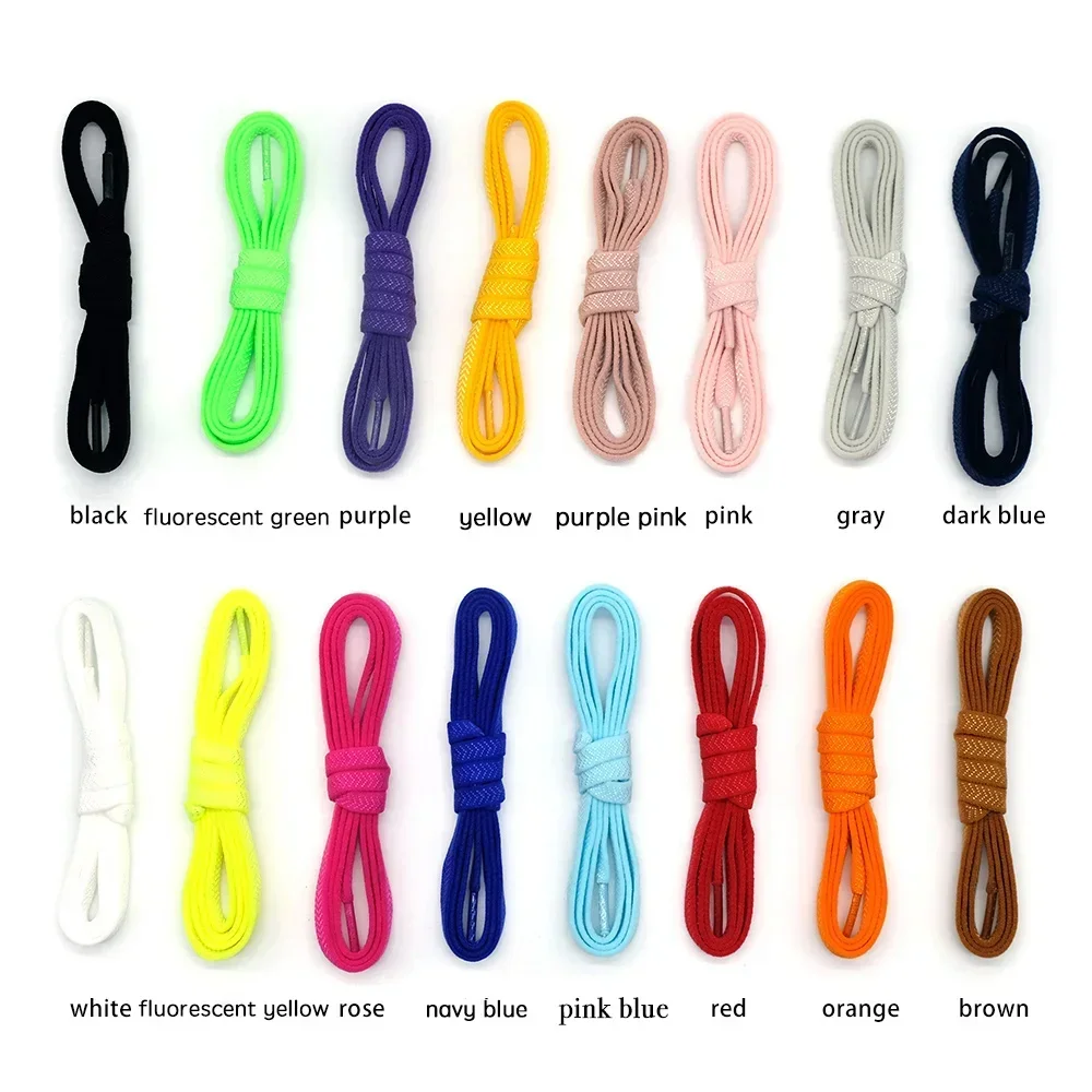 Artificiel astiques de sport pour enfants et adultes, lacets de baskets, élastiques, plats, serrure en métal, accessoires