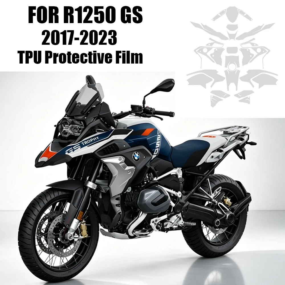 For BMW R1250GS Paint Protection TPU PPF Tank Fairing Paint Protective Film R 1250 GS Protect Motorcycle bodykit Sticker