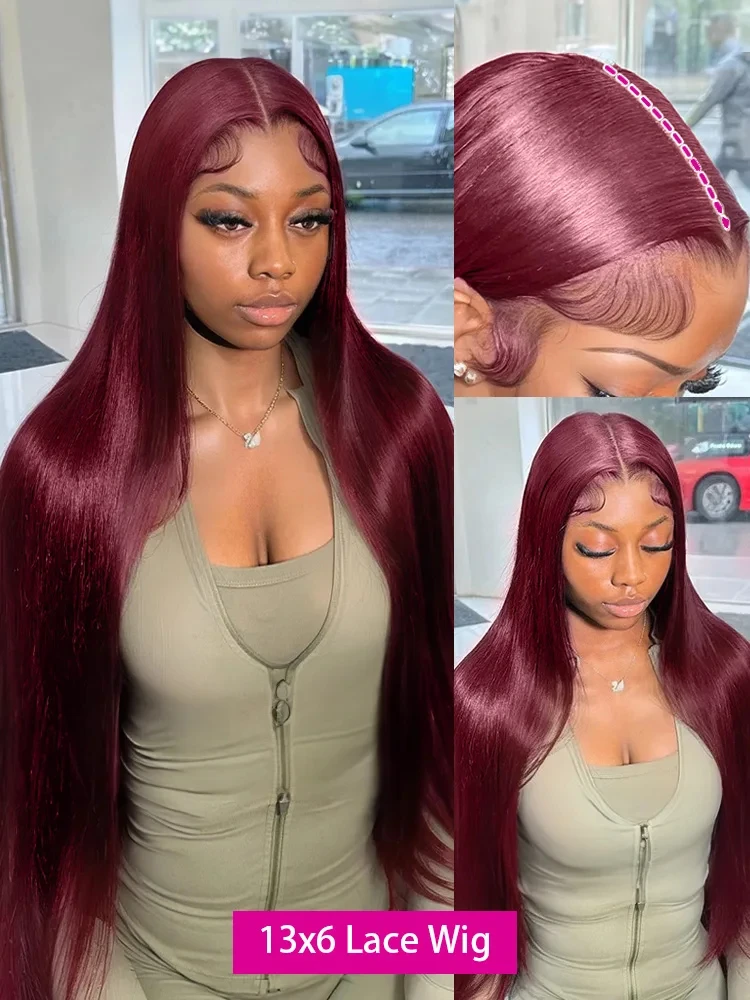 99j Bordo 30 36 İnç Düz 13x6 H - Lace Front Wig incelemesi ve fiyatı