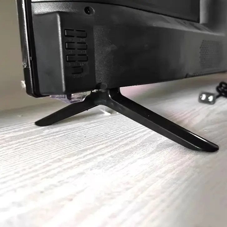 1Pair Base Televisions Tabletop Base Stand Legs Pedestal Stand Replacement Mount Leg Plastic Legs Feet Universal Pedestal Foot
