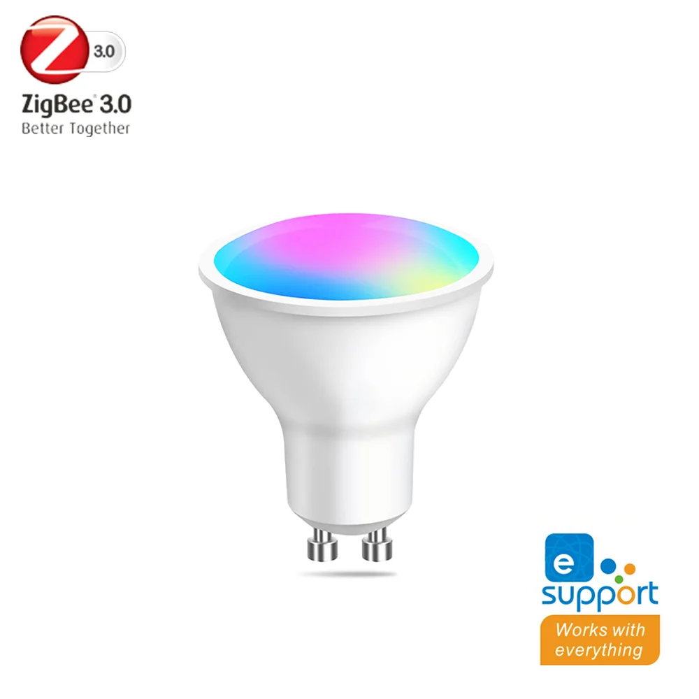 GU10 Zigbee/Wifi Led Glühbirne RGB CW WW Strahler Led-lampen Smart Led Lampe Arbeit Mit Alexa echo Hub Google Yandex Smartthings
