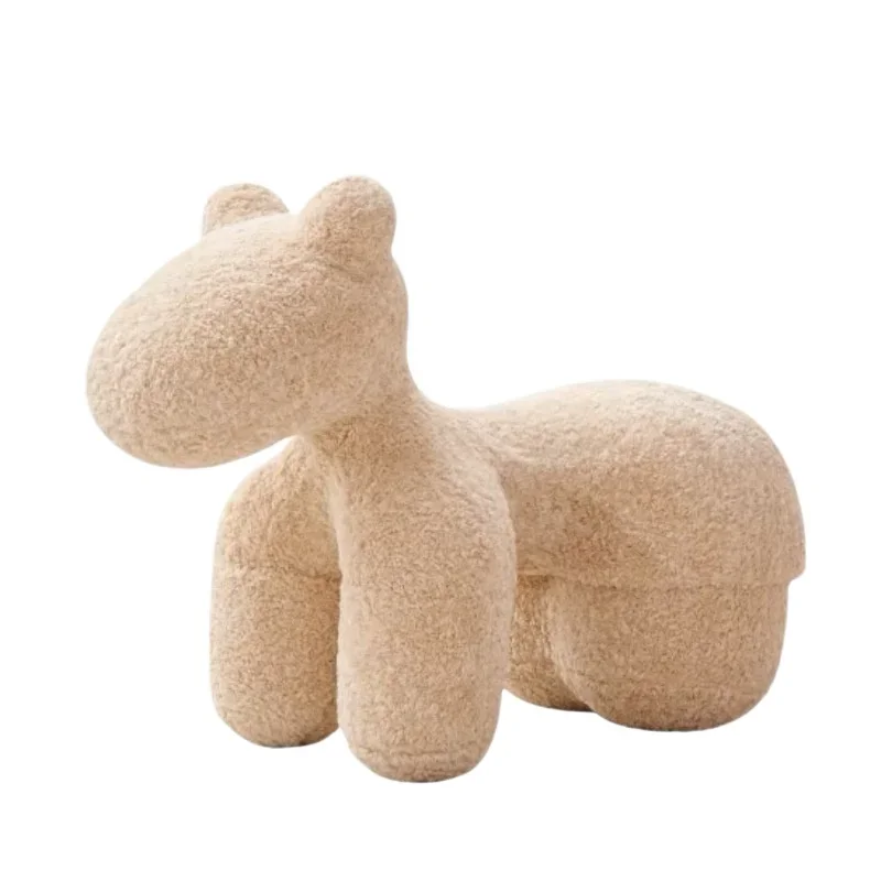 

Medium Internet celebrity pony chair, children's sofa, single animal modeling seat, creative stool guest