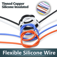 1M/5M Ultra Soft Silicone Wire 30 28 26 24 22 20 18 16 15 14 13 12 10 AWG High Temperature Flexible Copper Heat-resistant cable