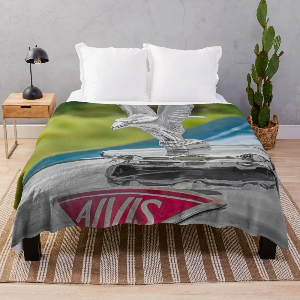 Alvis Car Mascot Throw Blanket Custom Blankets Sofas Of Decoration Blankets