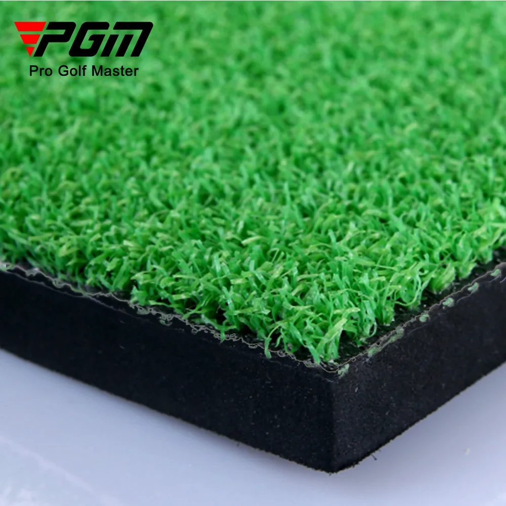 PGM Golf Mat with Rubber Tee Holder Realistic Grass Putting Mats Outdoor Sports Golf Training Turf Mat Indoor Office DJD003-9