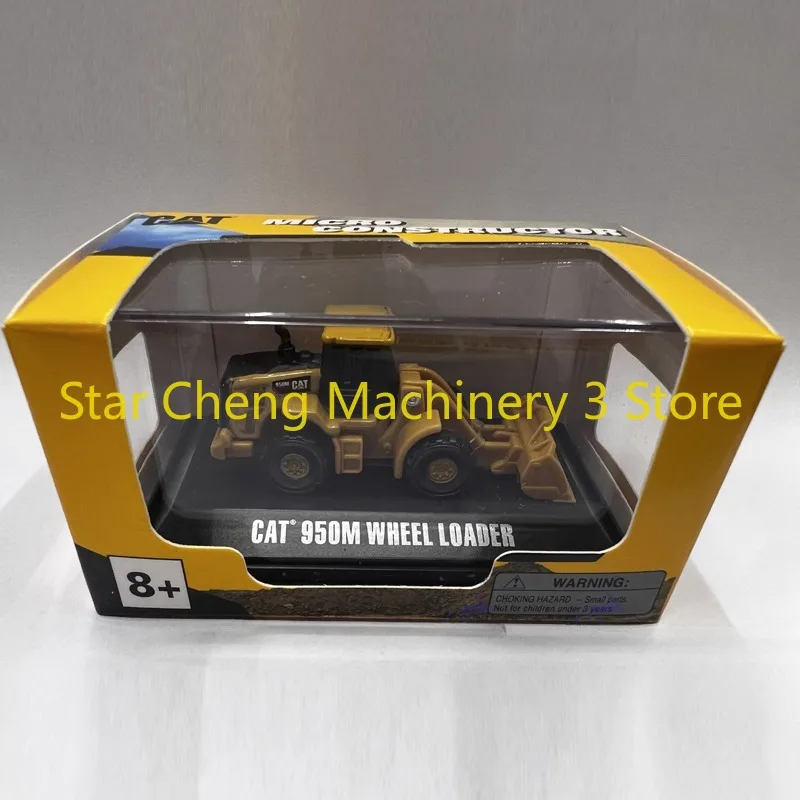 New CA 85980DB MINI High Quality Caterpilllar Mini Transparent Boxed Alloy Construction Vehicle 1:160