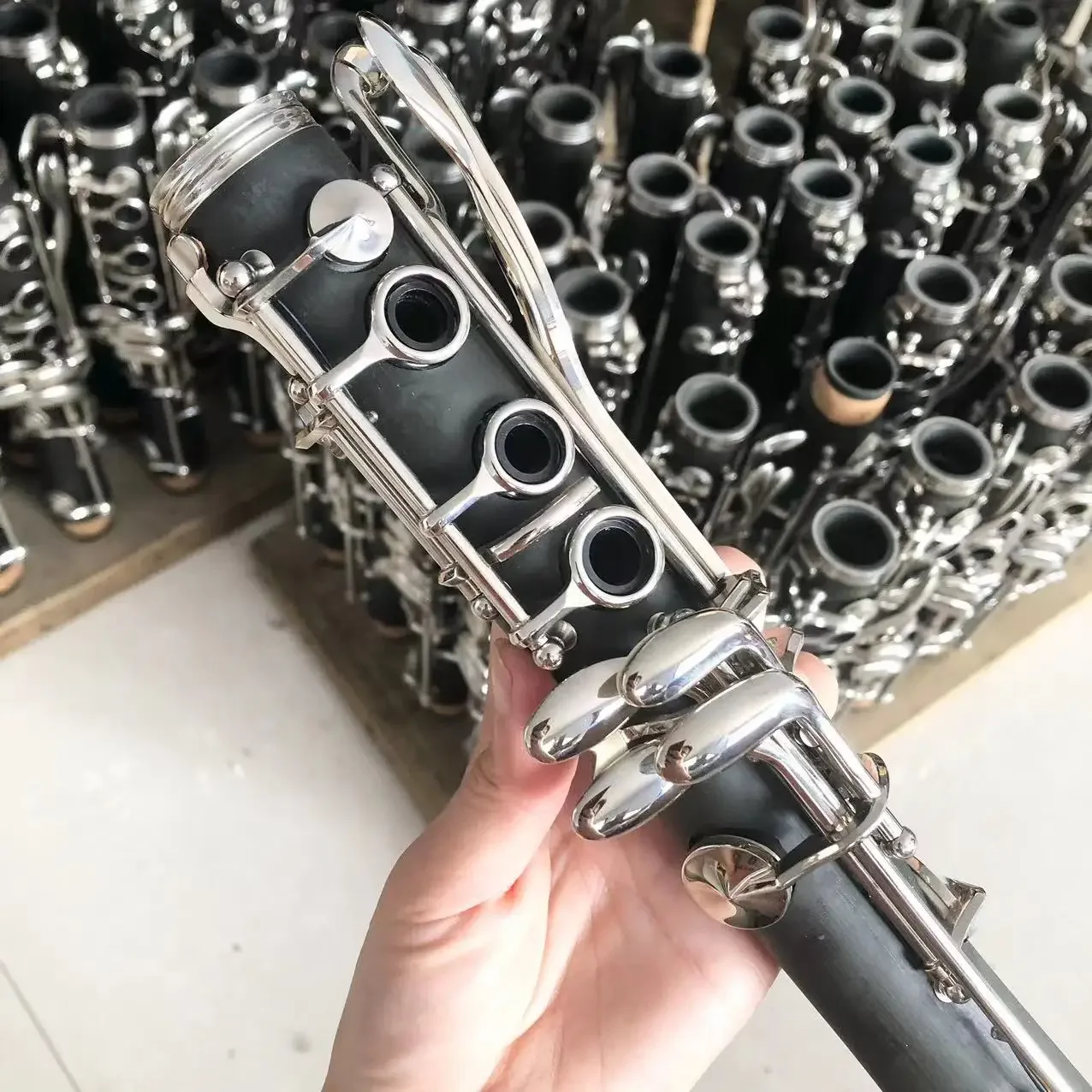 China factory wholesale best selling bakelite nickel plated clarinet under part accessories