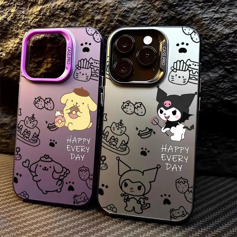 Kawaii Sanrio Hello K-Kitty Phone Case for Vivo Y30 Y30i Y50 Y91 Y93 Y16 Y20 V23 V23E 5G V25 V27 V29 Y15 Y16 Y17 Y21 Y22S Cover