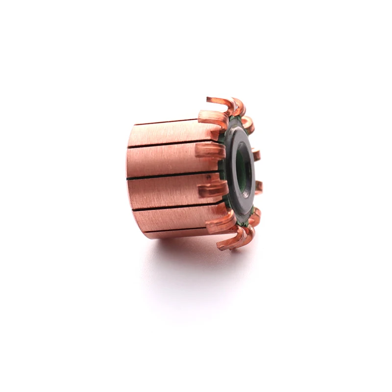 구리 후크 타입 전기 모터, 정류자 CHY-1518-12, 8*23*19.5mm, 12P 톱니