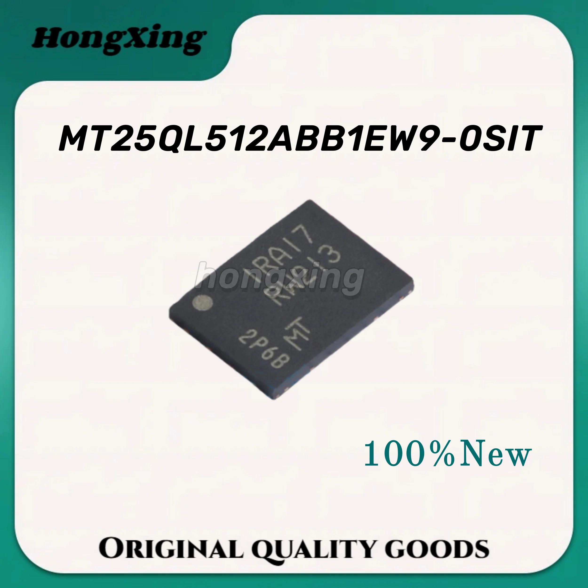 100%New MT25QL512AB…