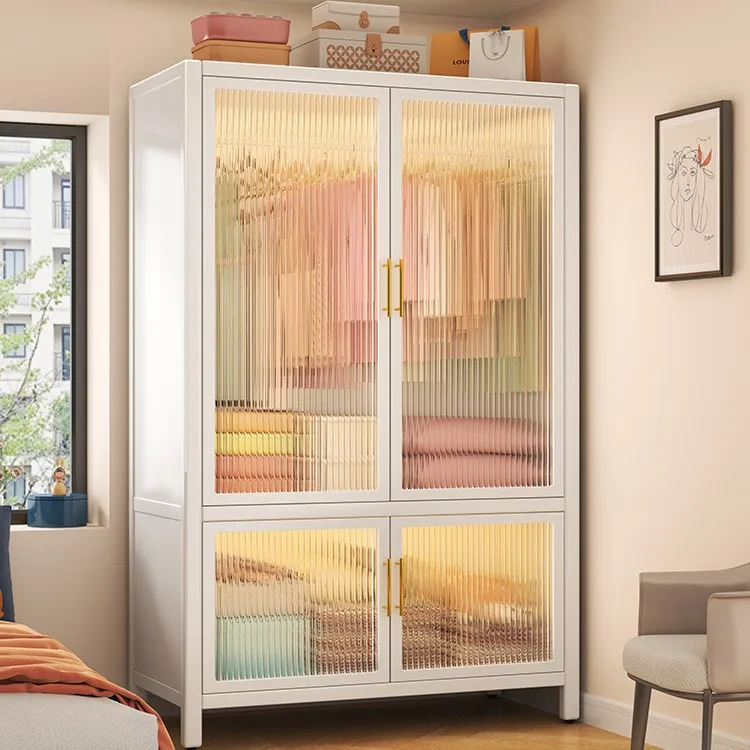 

Кованый железный шкаф для одежды, простой стальной шкаф для спальни, детский гардероб, домашний шкаф для хранения вещей, шкаф для одежды для малышей, акция на продажи