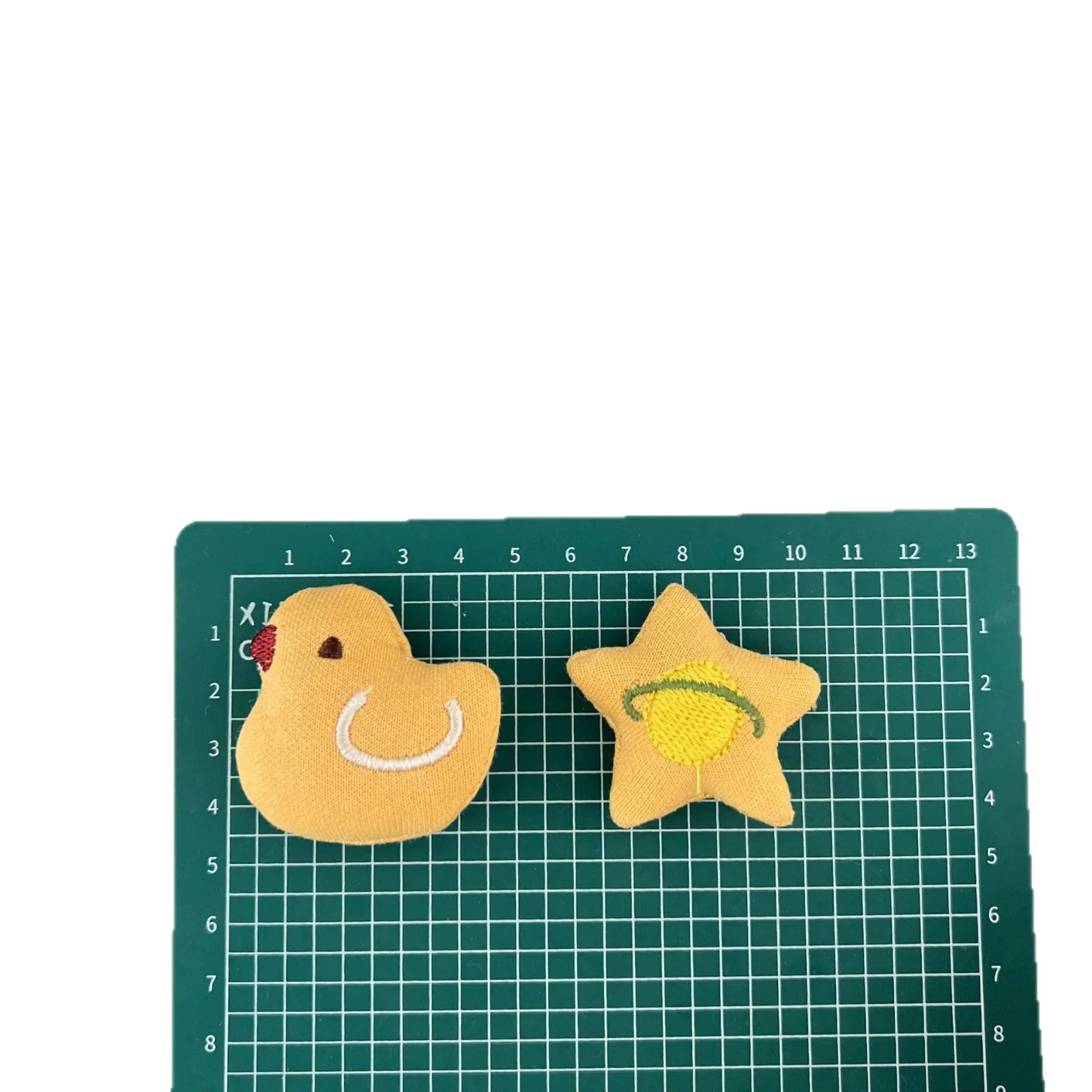 DIY Brooch Pin Cute Yellow Chick Cotton Filled Star Bag Charm Decoration Handmade Craft Supply Lightweight Soft Fabric