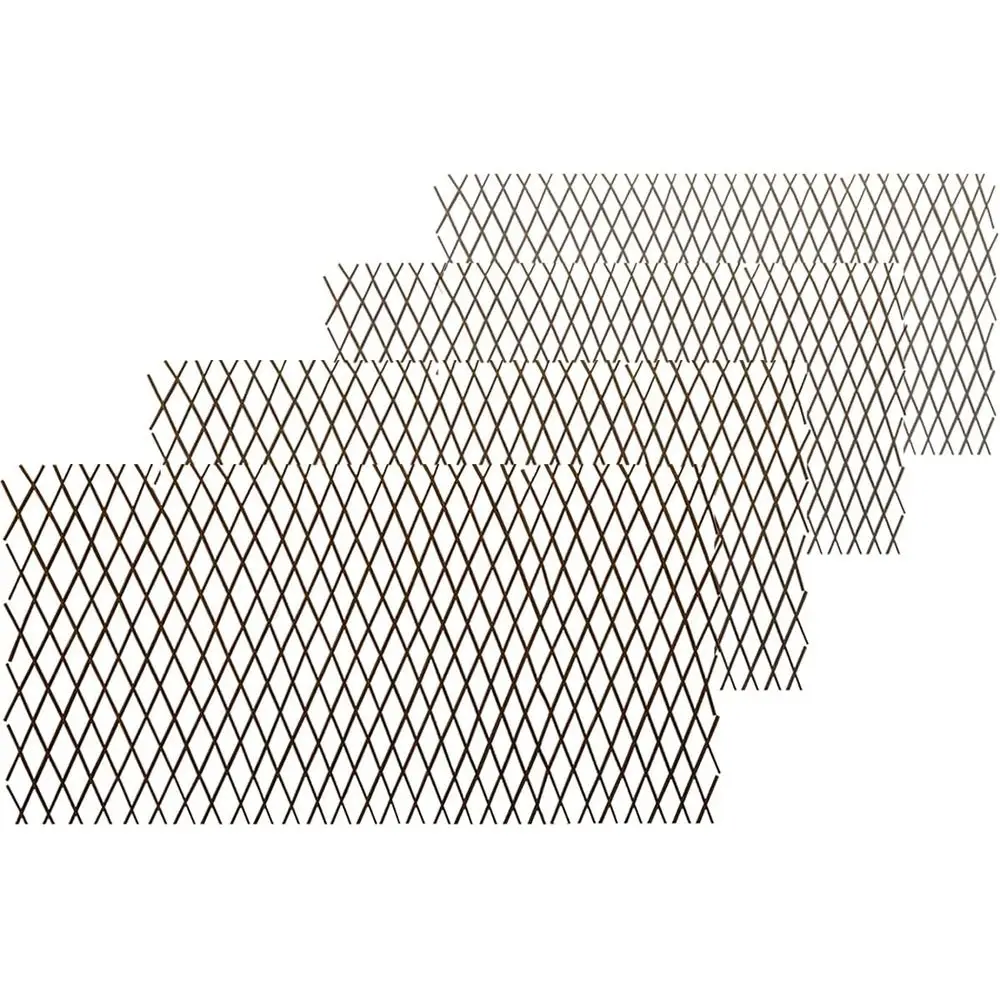 

Разборный набор из 4-х декоративных садовых панелей-решеток из ивы для улицы