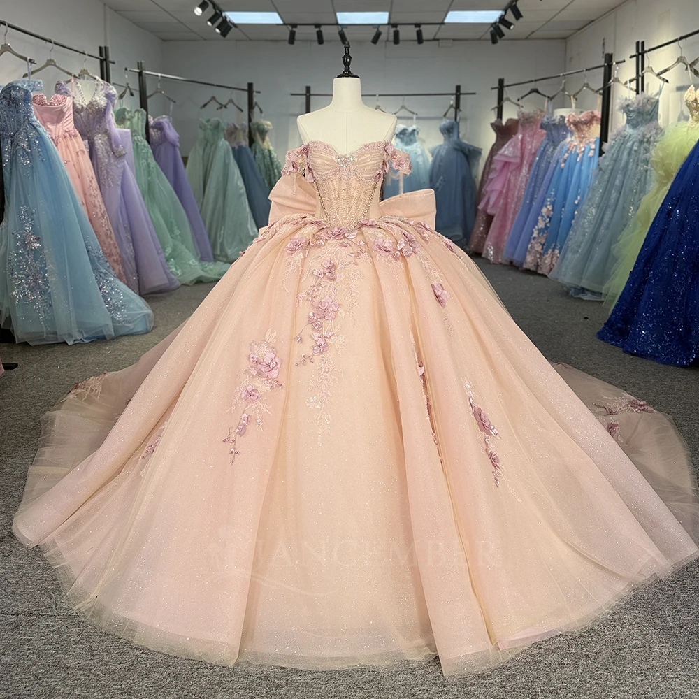 

Роскошные платья Quinceanera для 15, аноса, с открытыми плечами, аппликациями, ромбовидным халатом Quinceanera Rouge по индивидуальному заказу, платье quincea Produk