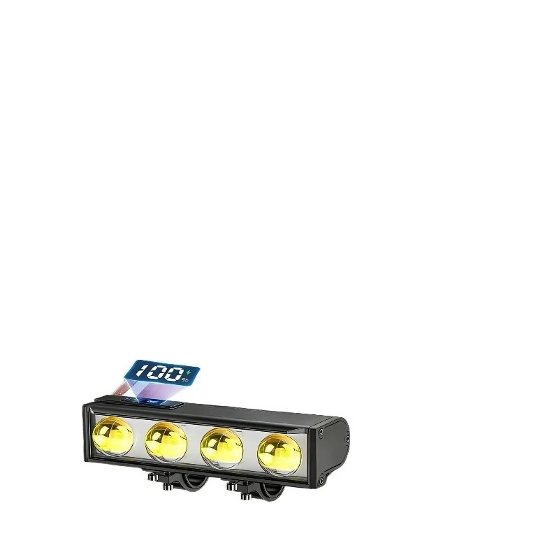 Bicycle night riding lights, super bright lights, long-range mountain bike headlights