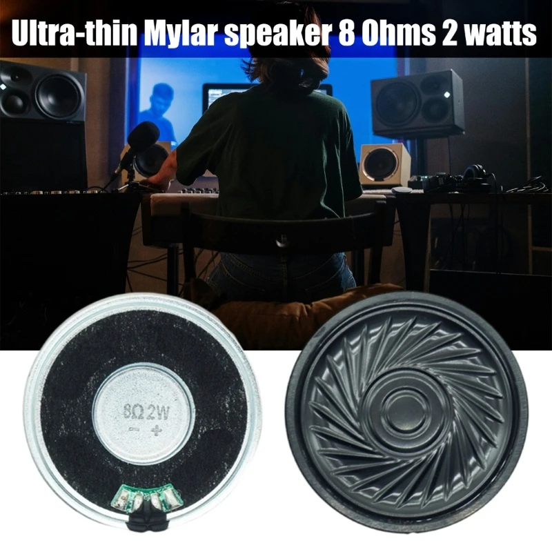 090F 2PCS 40 มม. Spectrum Spectrum Spectrum 8ohm 2W Strong Magnet Horn Horn Speaker 1 คู่