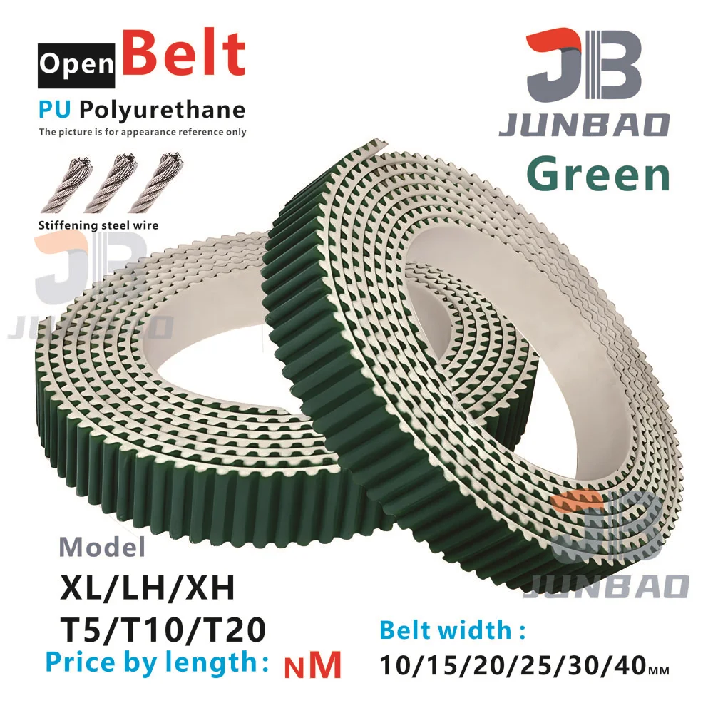 

High Quality XL/LH/XH T5/T10/T20 Open Belt Width 10/12/15/20/25/30MM 40MM Polyurethane Conveyor Belt Drive Belt 3D Printers Etc