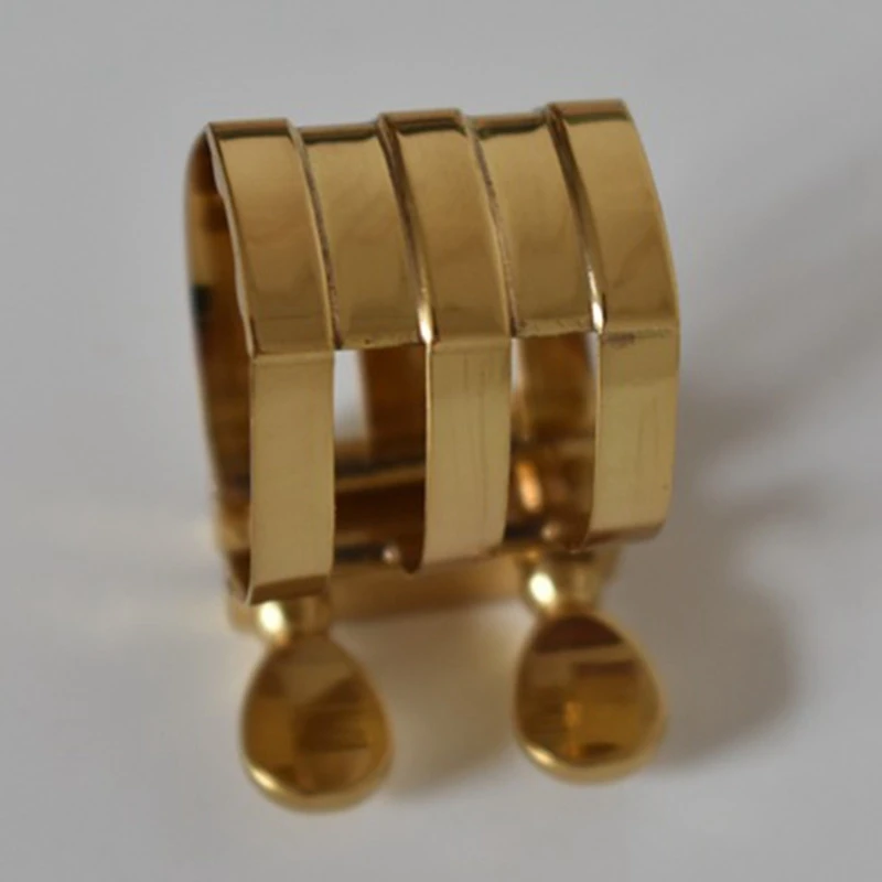 ABXI ألتو ساكسفون المعبرة المشبك ريد كليب ملحقات الآلات الموسيقية لألتو ساكسفون ضمد