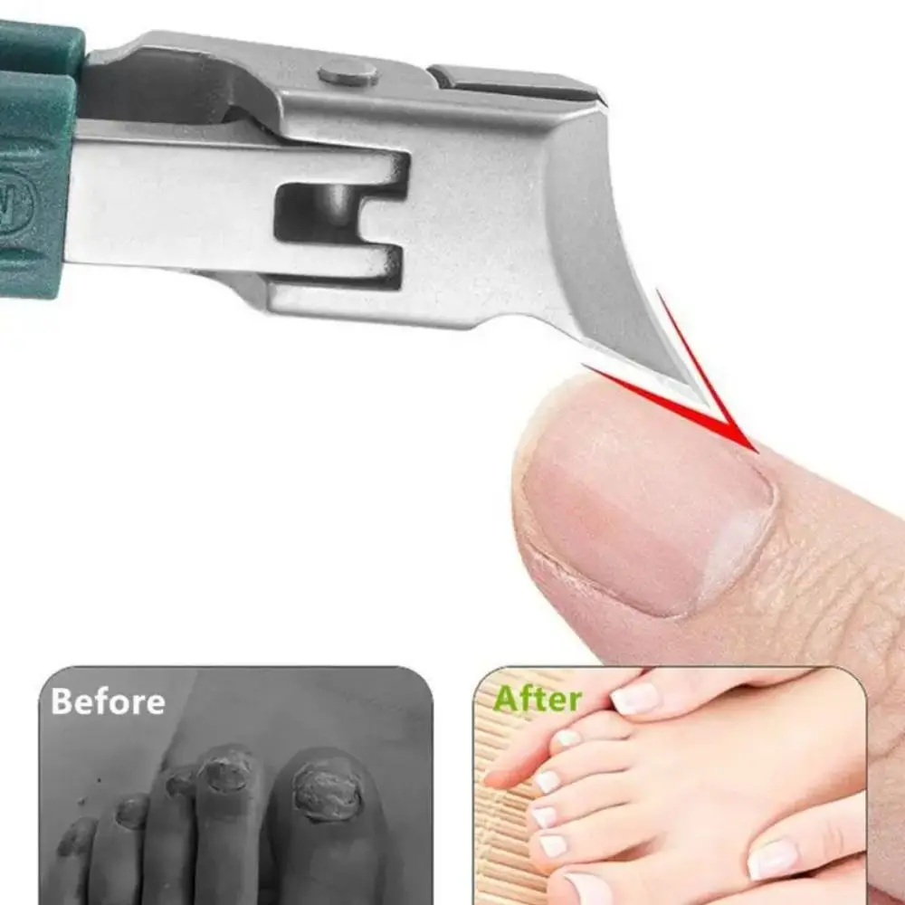 Anti-Splash Slant Edge Nail Clipper Stainless Steel Eagle Beak Oblique Toe Nail Trimmers Trim Nails Manicure Tool
