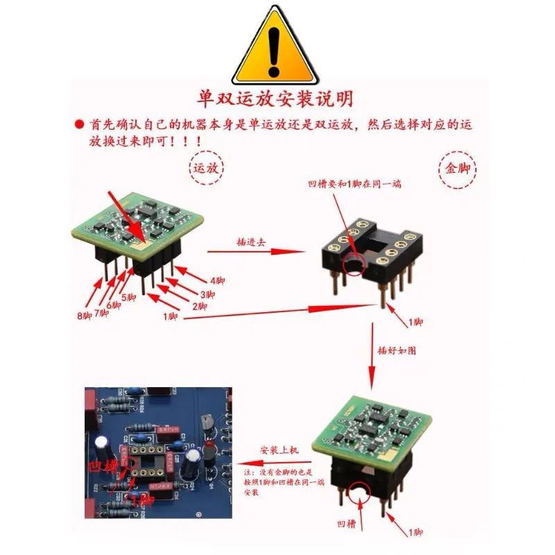 Imported spot SS3602 Sparkoslabs dual discrete operational amplifier module dual operational amplifier 3201