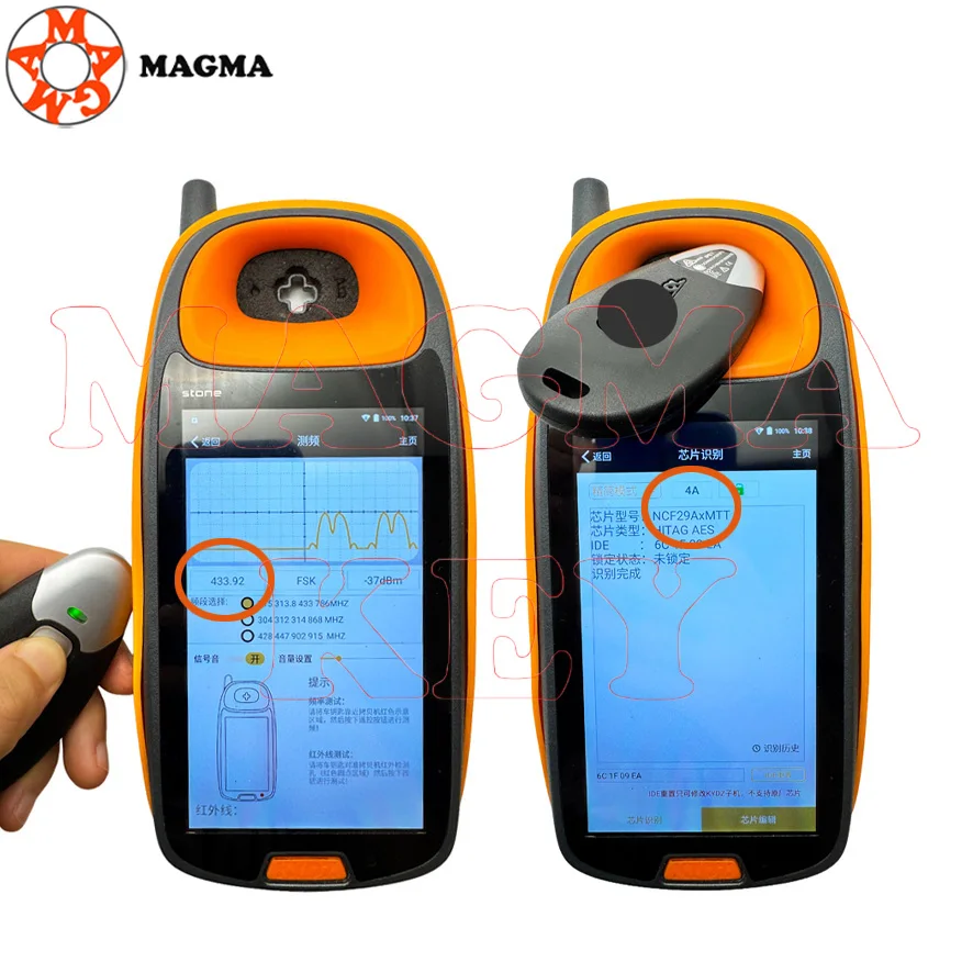 MAGMA فيسبا مفتاح الدراجة النارية عن بعد بدون مفتاح الذهاب 4A رقاقة NCF29A 433 ميجا هرتز Fsk 2 أزرار سكوتر مفتاح لفيسبا 2025 نموذج السنة مركبة #5