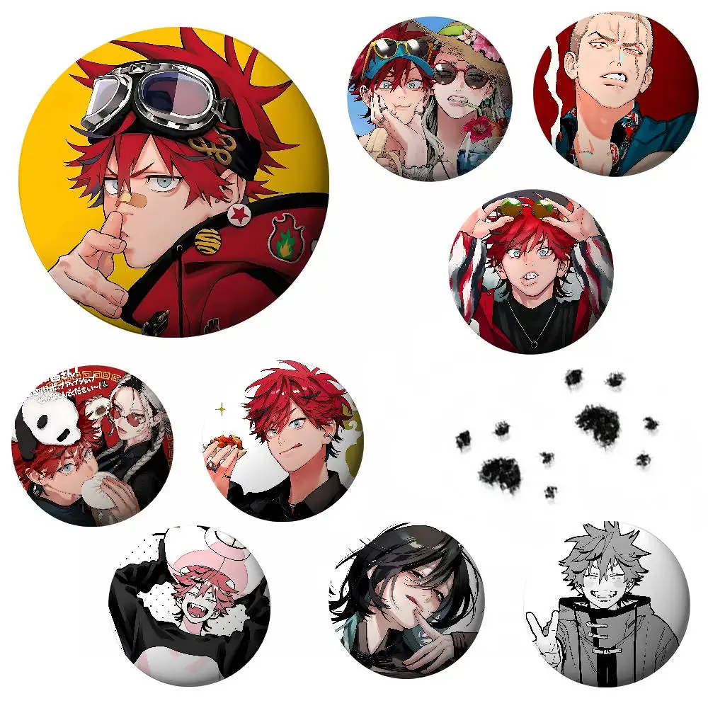 Cool G-gokurakugai-S Minimalist Exquisite Tinplate Brooches:Sleek Badge Lapel Pins For Bag Accessories, Practical Souvenir Gifts