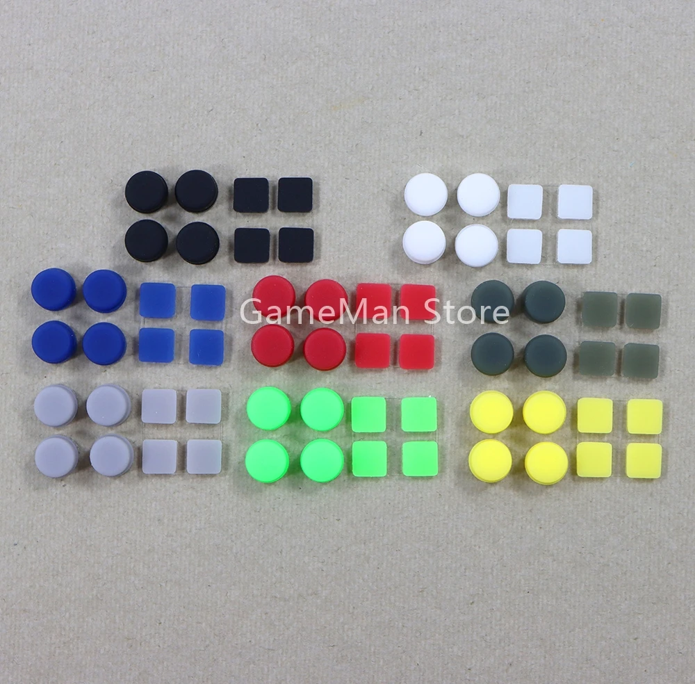 30sets For New 3DSLL/NEW 3DS XL Screw Dust Plug Cover Rubber Plug New Upper and Lower Screw Rubber Feet Cover