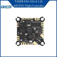 GEPRC TAKER F411-12A-E 1-2S AIO F411 Flight Controller 4in1 12A ESC BMI270 ELRS 2.4G 3.0 RX 25.5X25.5mm DarkStar20 Cinewhoop