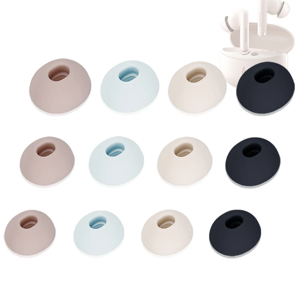 6Pcs Silicone Ear Tips for Edifier X5 Pro True Wireless Earbuds Eartips X5 Pro TWS Tips Headphones Earplugs