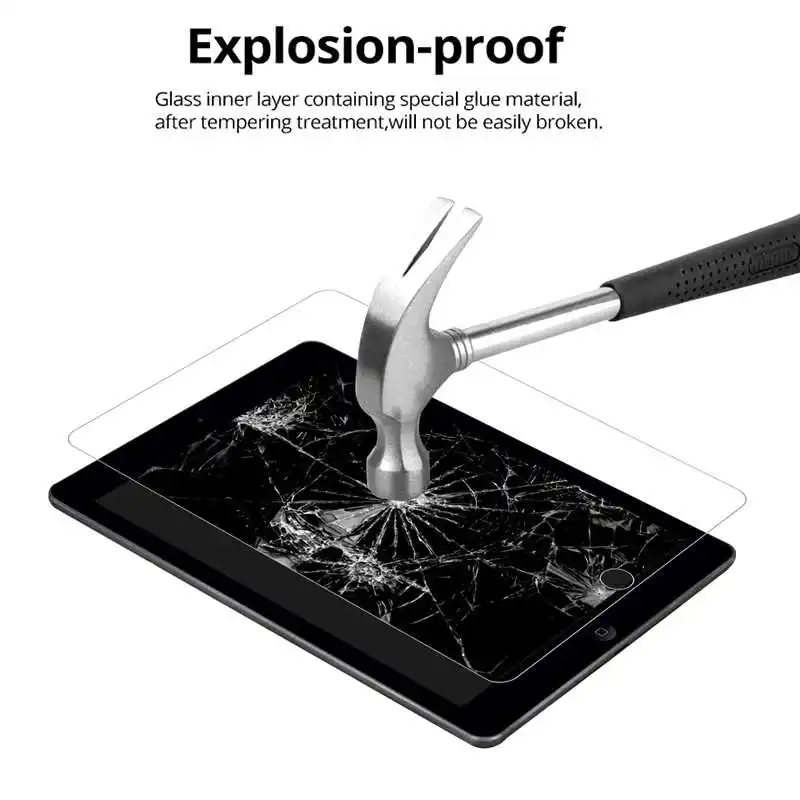 (3 Pack) Tempered Glass For Apple iPad Pro 9.7 2016 A1673 A1674 A1675 Anti-Scratch Screen Protector Film