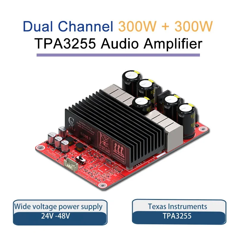 Nvarcher TPA3255 Klasse D 2.0 Kanaals Stereo Audio Versterker 2X300W Hifi Digitale Versterker Board