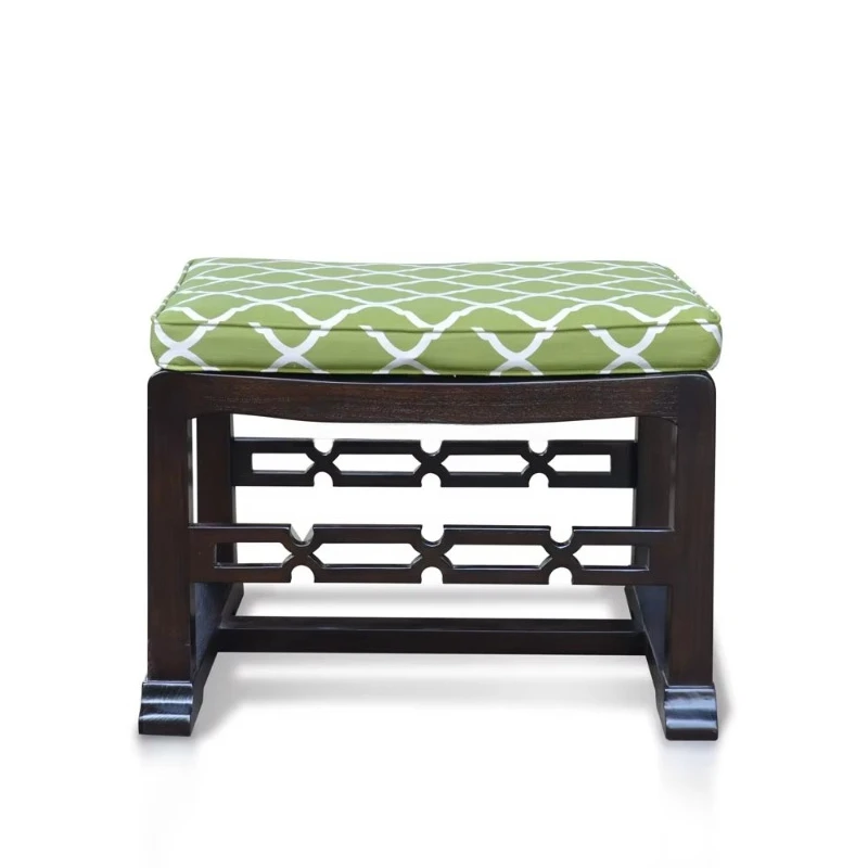 

Handmade wooden storage footstool with adjustable height