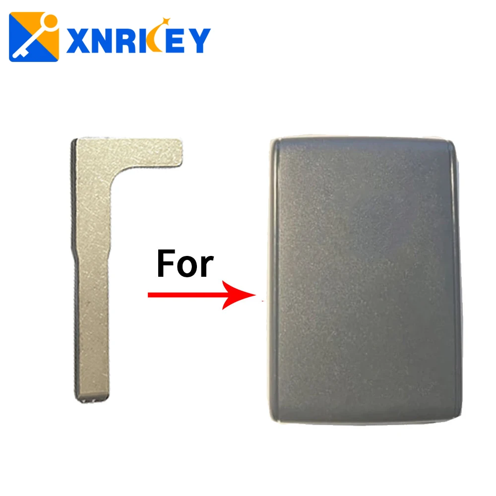 XNRKEY Blank Smart Emergency Key Blade Uncut Blade for Volvo S90 S60 S40 XC60 XC90 2016-2020 Year Emergency Key