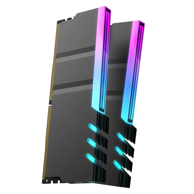 Flower Mirror Memory Vest Memory Strip Radiator Shenguang Synchronization Computer Accessories Chassis Decoration