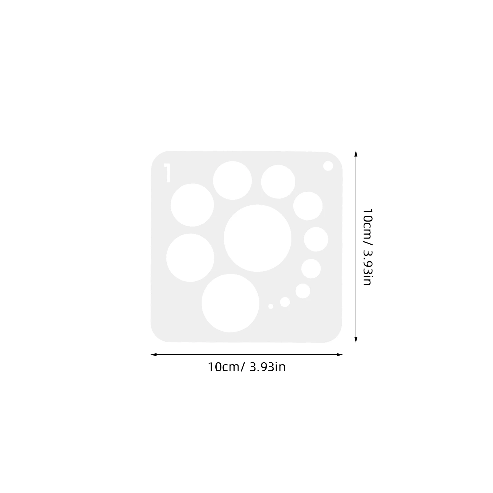 12pcs Creative Geometric Stencils Set Plastic Flower Star Shape Drawing Templates For Kids Art Painting Diy Craft Reusable