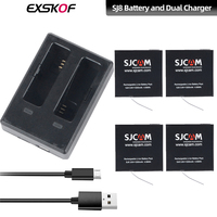 1200mAh SJCAM Original SJ8 Battery Dual Charger  For SJCAM SJ8 Pro  SJ8 Plus  SJ8 Air SJ8 Dual Screen Action Camera