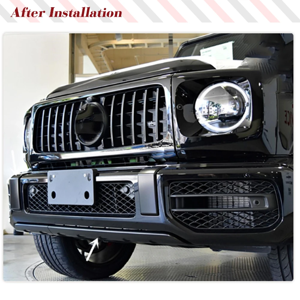 Dry Carbon Fiber Front Lip For Mercedes-Benz G Class W463 W464 G63 AMG 2019UP Front Spoiler Car Body Kits