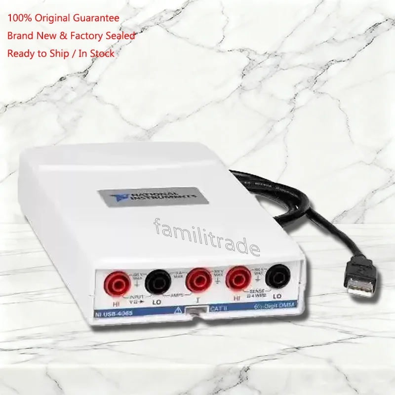 1PC NEW NI USB-4065 780152-01 6.5 Digit USB Digital Multimeter 300V 3A 3kS/s DMM In Stock Original Box