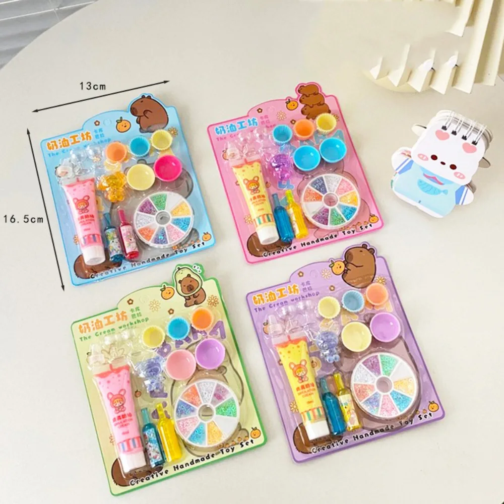 Mini handgemachte Eis Dessert machen Cartoon lustige Simulation Creme Set kleine Teile kreative Kuchen Modell machen Spielzeug Dekoration