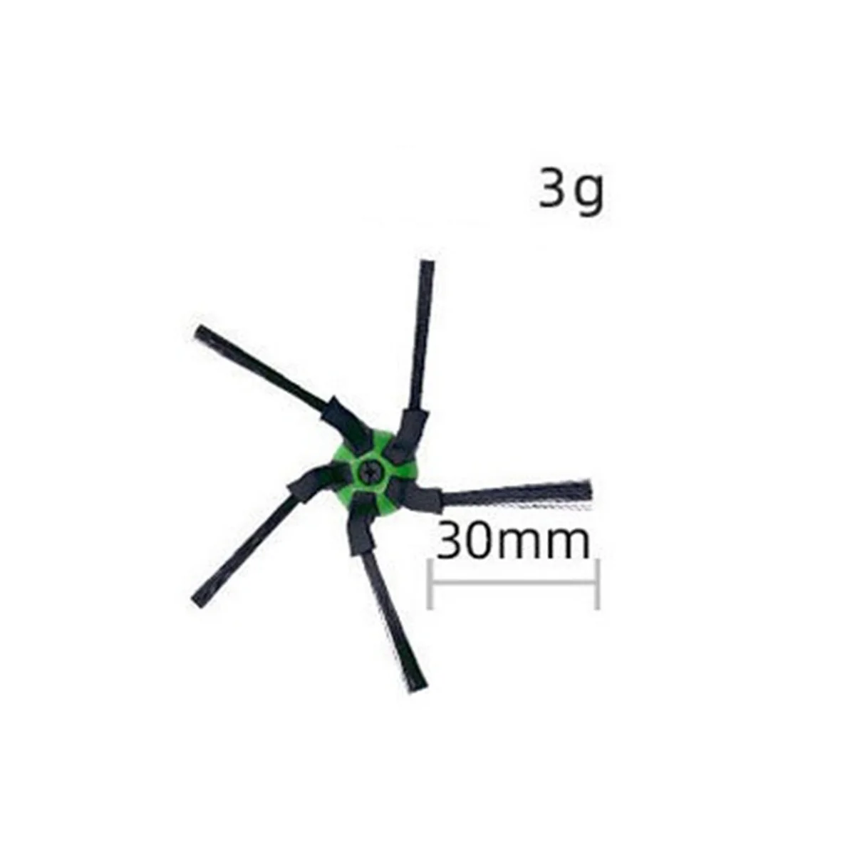 الجانب فرشاة استبدال يصلح ل S9 سلسلة مكنسة كهربائية ، S سلسلة ، 9110 ، S9 + ، 9550 ، 12 قطعة